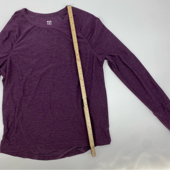 Title Nine Grace Raglan Tee Long Sleeve Purple - Picture 5 of 9